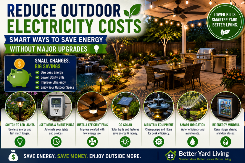 Reduce outdoor electricity costs