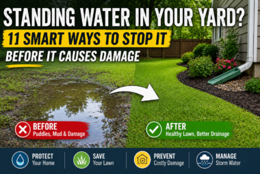 Standing water in your yard