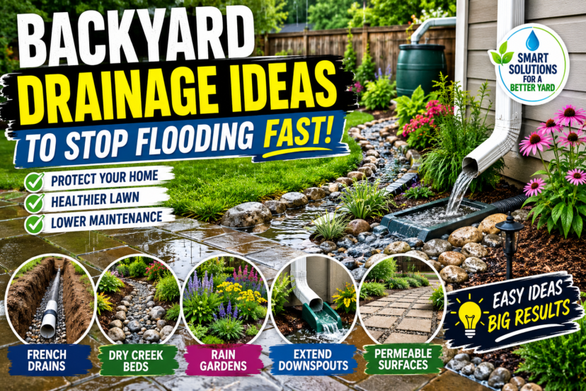 backyard drainage ideas