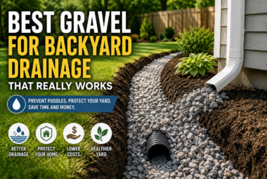 best gravel for backyard drainage