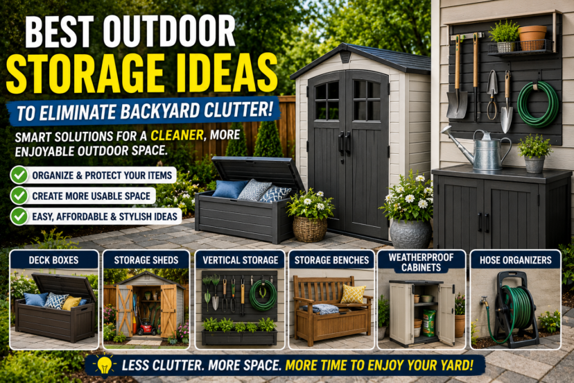 best outdoor storage ideas