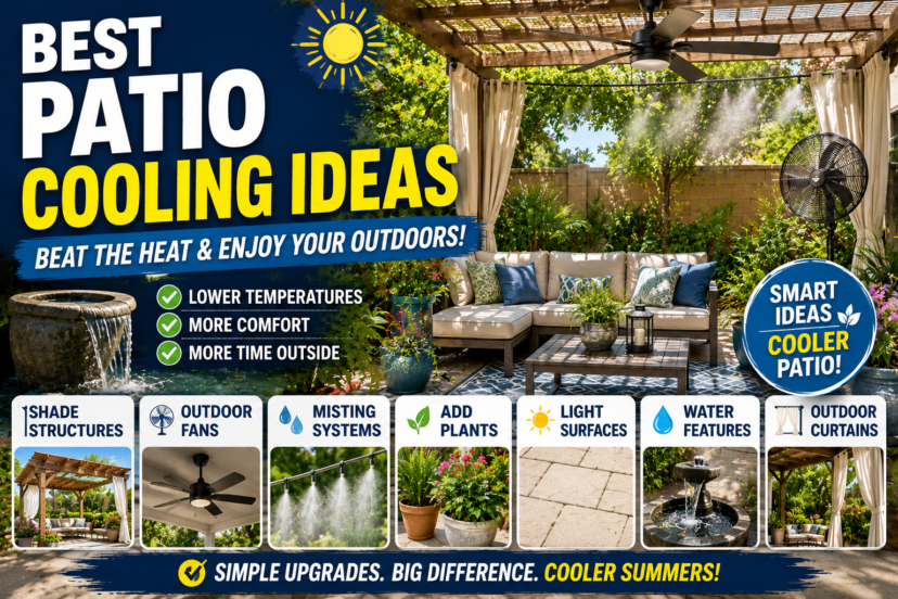 best patio cooling ideas