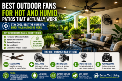 outdoor fans for hot and humid patios