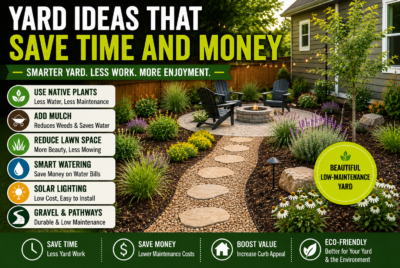 yard ideas that save time and money