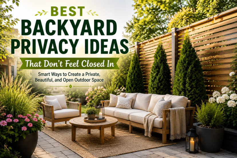 backyard privacy ideas