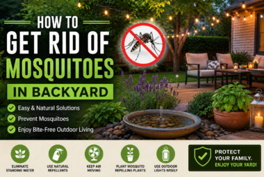 how to get rid of mosquitoes in backyard