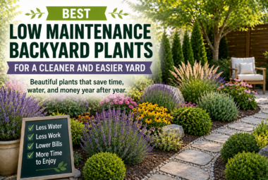 low maintenance backyard plants