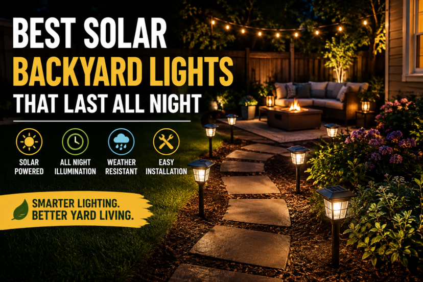 best solar backyard lights
