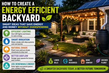 energy efficient backyard