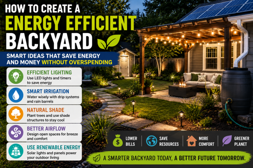 energy efficient backyard