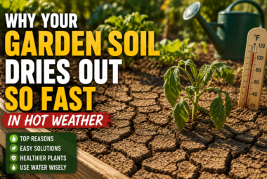 garden soil dries out too fast